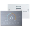 BHT-8000-GC-SS Brushed Stainless Steel Mirror Controlling Water/Gas Boiler Heating Energy-saving and