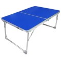 Plastic Mat Adjustable Portable Laptop Table Folding Stand Computer Reading Desk Bed Tray (Sapphire