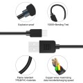 HAWEEL 2m USB-C / Type-C to USB 2.0 Data & Charging Cable(Black)