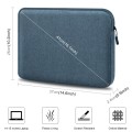 HAWEEL 15 inch Laptop Sleeve Case Zipper Briefcase Bag for 14-15 inch Laptop(Dark Blue)