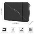 HAWEEL Laptop Sleeve Case Zipper Briefcase Bag with Handle for 12.5-13.5 inch Laptop (Black)