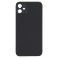 Glass Back Cover with Appearance Imitation of iP12 for iPhone XR(Black)