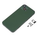 Back Housing Cover with SIM Card Tray & Side  Keys & Camera Lens for iPhone 13(Green)