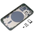 Back Housing Cover with SIM Card Tray & Side  Keys & Camera Lens for iPhone 13 Mini(Green)