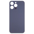 Easy Replacement Big Camera Hole Glass Back Battery Cover for iPhone 14 Pro Max(Purple)
