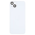 Glass Battery Back Cover with Holder for iPhone 14 Plus(White)