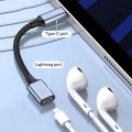USB-C / Type-C to 8 Pin Audio Adapter Cable for iPhone 15 Series (Tarnish)