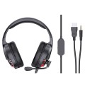 AWEI ES-770i Adjustable E-sports Gaming Headset with Mic(Black)