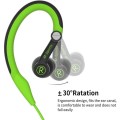 Mucro Type-C Plug In-Ear Sport Earhook Wired Stereo Headphones for Jogging Gym (Green)