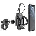 WK WA-S39 Escort Series Phone Holder for Bicycle / Motorcycle(Black)