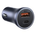 Baseus TZCCJD-0G 40W USB + USB-C / Type-C Dual Quick Charging Car Charger with 1m USB to Type-C Cabl