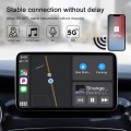USB + USB-C / Type-C Wired to Wireless Carplay Adapter for iPhone(White)