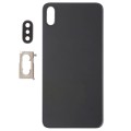 Battery Back Cover with Back Camera Bezel & Lens & Adhesive  for iPhone XS Max(Black)