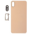 Battery Back Cover with Back Camera Bezel & Lens & Adhesive  for iPhone XS Max(Gold)