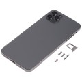 Back Housing Cover with Appearance Imitation of iP13 Pro Max for iPhone XS Max(Black)