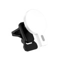 K07 15W Max Output Magnetic Car Air Outlet Bracket Wireless Charger(White)