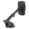 Universal Rotatable Adjustment Car Windshield Mobile Phone Holder with Suction Cup (Black)