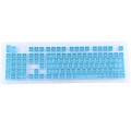 104 Keys Double Shot PBT Backlit Keycaps for Mechanical Keyboard(Blue)