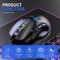 MKESPN X10 9-Buttons RGB Wired Full Speed Macro Definition Gaming Mouse