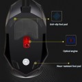 FOREV FV136 1000dpi Wired Gaming RGB Lighted Mouse (Black)