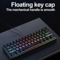 FOREV FV61 Wired Mechanical Gaming Illuminated Keyboard