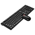 ZGB 8820 Candy Color Wireless Keyboard + Mouse Set (Black)