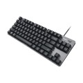 Logitech K835 Mini Mechanical Wired Keyboard, Red Shaft (Black)