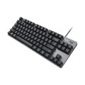 Logitech K835 Mini Mechanical Wired Keyboard, Green Shaft (Black)