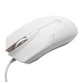 ZGB 119 USB Universal Wired Optical Gaming Mouse, Length: 1.45m(White)