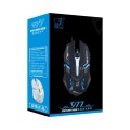 Chasing Leopard V17 USB 2400DPI Four-speed Adjustable Line Pattern Wired Optical Gaming Mouse with L
