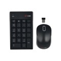 MC Saite MC-61CB 2.4GHz Wireless Mouse + 22 Keys Numeric Pan Keyboard with USB Receiver Set for Comp