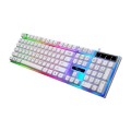 ZGB G21 104 Keys USB Wired Mechanical Feel Colorful Backlight Office Computer Keyboard Gaming Keyboa