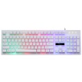 ZGB G20 1600 DPI Professional Wired Glowing Mechanical Feel Suspension Keyboard + Optical Mouse Kit