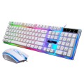 ZGB G21 1600 DPI Professional Wired Colorful Backlight Mechanical Feel Suspension Keyboard + Optical