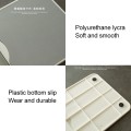 MONTIAN MF-03 Square Slow Rebound Memory Cotton Bracer Hard Bottom Mouse Pad(Grey)