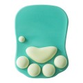 MONTIAN Cat Claw Shape Slow Soft Bracer Non-slip Silicone Mouse Pad (Green)
