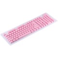 ABS Translucent Keycaps, OEM Highly Mechanical Keyboard, Universal Game Keyboard (Pink)