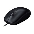Logitech M100R USB Interface Full Size 1000DPI Wired Optical Mouse (Black)