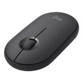 Logitech Pebble Cobblestone Shape Thin 3-keys 1000DPI Mute Wireless Bluetooth Optical Mouse, Wireles