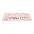 Logitech K380 Portable Multi-Device Wireless Bluetooth Keyboard (Pink)