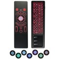 T6 Colorful Light Version Air Mouse 2.4GHz Wireless Keyboard Remote Controller with Touchpad & IR Le