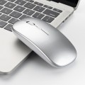 HXSJ M80 2.4GHz Wireless 1600DPI Three-speed Adjustable Optical Mute Mouse (Silver)