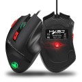HXSJ S800 Wired Mechanical Macros Define 9 Programmable Keys 6000 DPI Adjustable Gaming Mouse with L