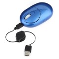 MZ-012 2.4G 1200 DPI Wireless Rechargeable Optical Mouse with 3 Ports USB HUB / Charging Dock(Blue)