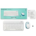 Logitech MK245 Nano Wireless Keyboard Mouse Set (White)