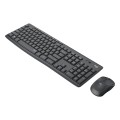 Logitech MK295 USB Wireless Silence Keyboard Mouse Set (Black)