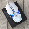 YINDIAO 3200DPI 4-modes Adjustable 7-keys RGB Light Wired Gaming Mechanical Mouse, Style: Silent Ver