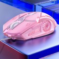 YINDIAO G5 3200DPI 4-modes Adjustable 6-keys RGB Light Wired Gaming Mouse (Pink)