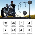 T6 Motorcycle Helmet Bluetooth V5.0 Headset