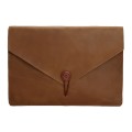 Universal Genuine Leather Business Laptop Tablet Bag, For 12 inch and Below Macbook, Samsung, Lenovo